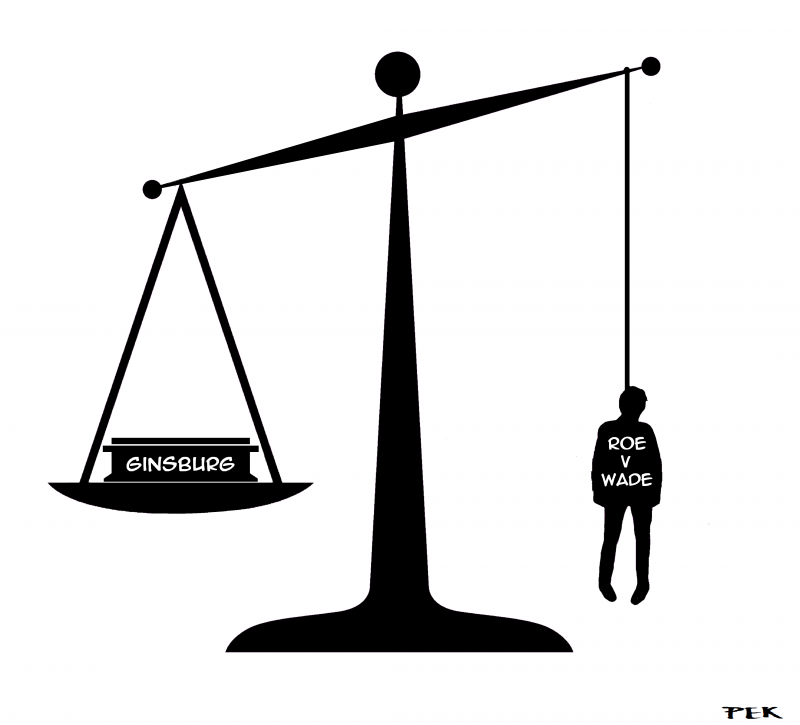 Ironic Scales of Justice Cartoon Movement